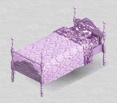 Click to Download - Color it Lavender! - Single Bed for Hot Date