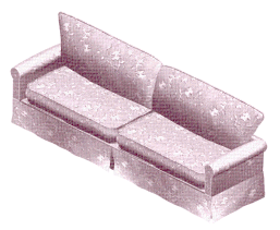 Click to Download - Misty Rose Living Room - Sofa