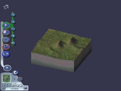 sims 2 change neighborhood terrain level