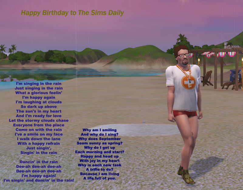 Doug and Sita wish the Sims Daily Forum a Very Happy Birthday!